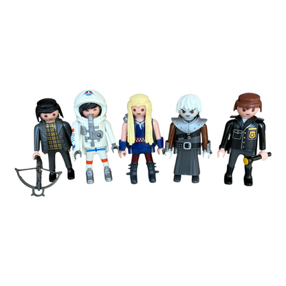 Playmobil Figures Mixed Themes Pirates Vikings Astronaut 11pc Lot