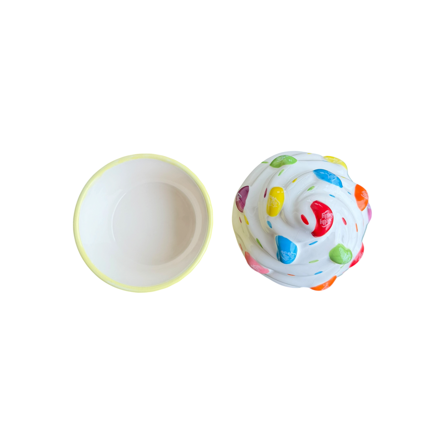 Jelly Belly 2011 Ceramic Cupcake Candy Jar
