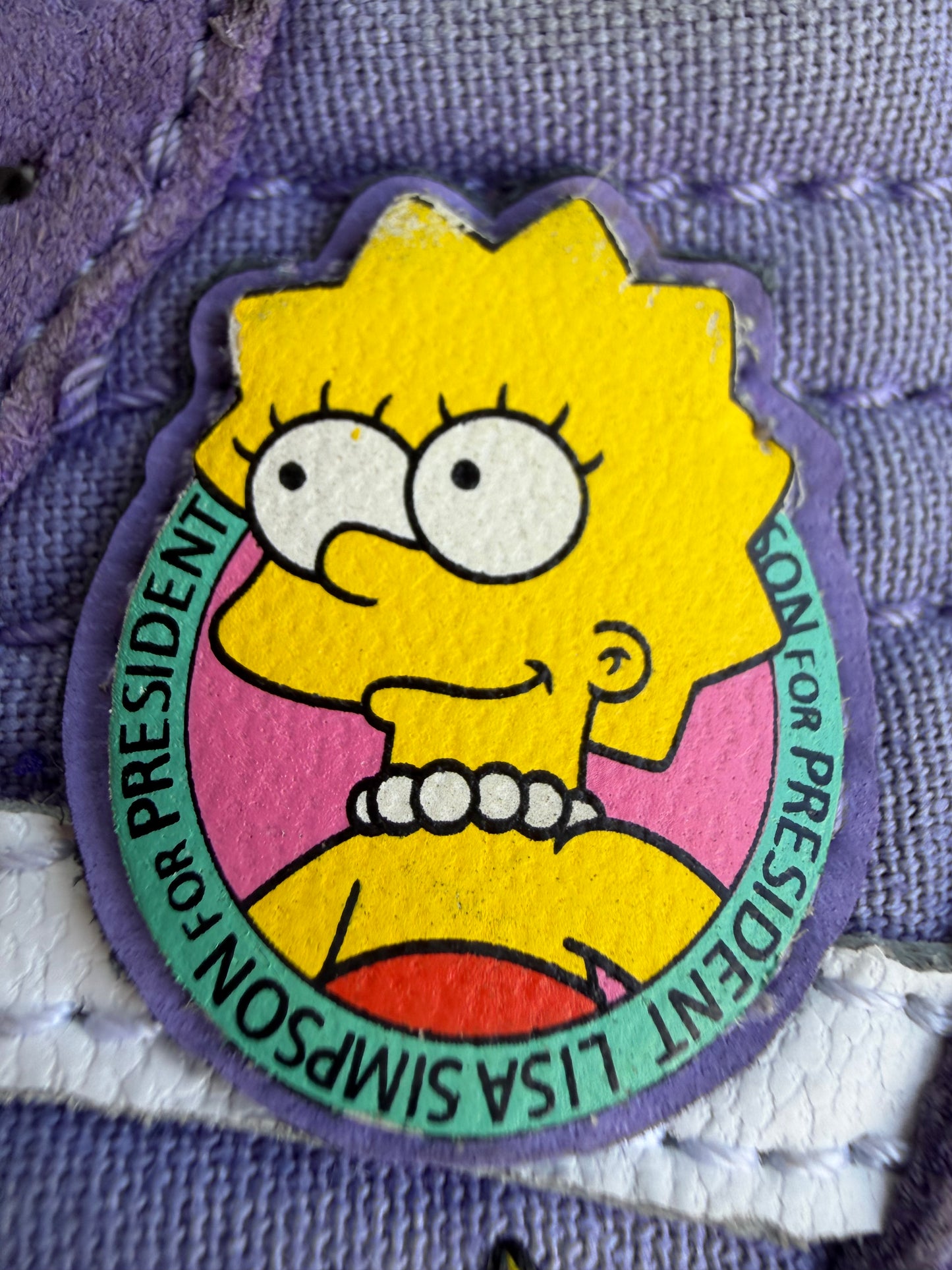 The Simpsons × Vans Sk8-Hi Lisa Simpson For President Toddler Shoes Size: US 4T