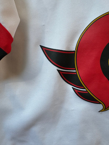 VTG ‘90s Ottawa Senators NHL CCM Jersey White Youth Size: L/XL