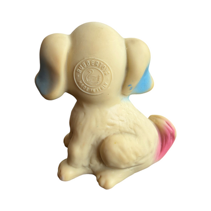 VTG 1960s RubberToys Italy Swan Mark Puppy Dog Squeak Toy