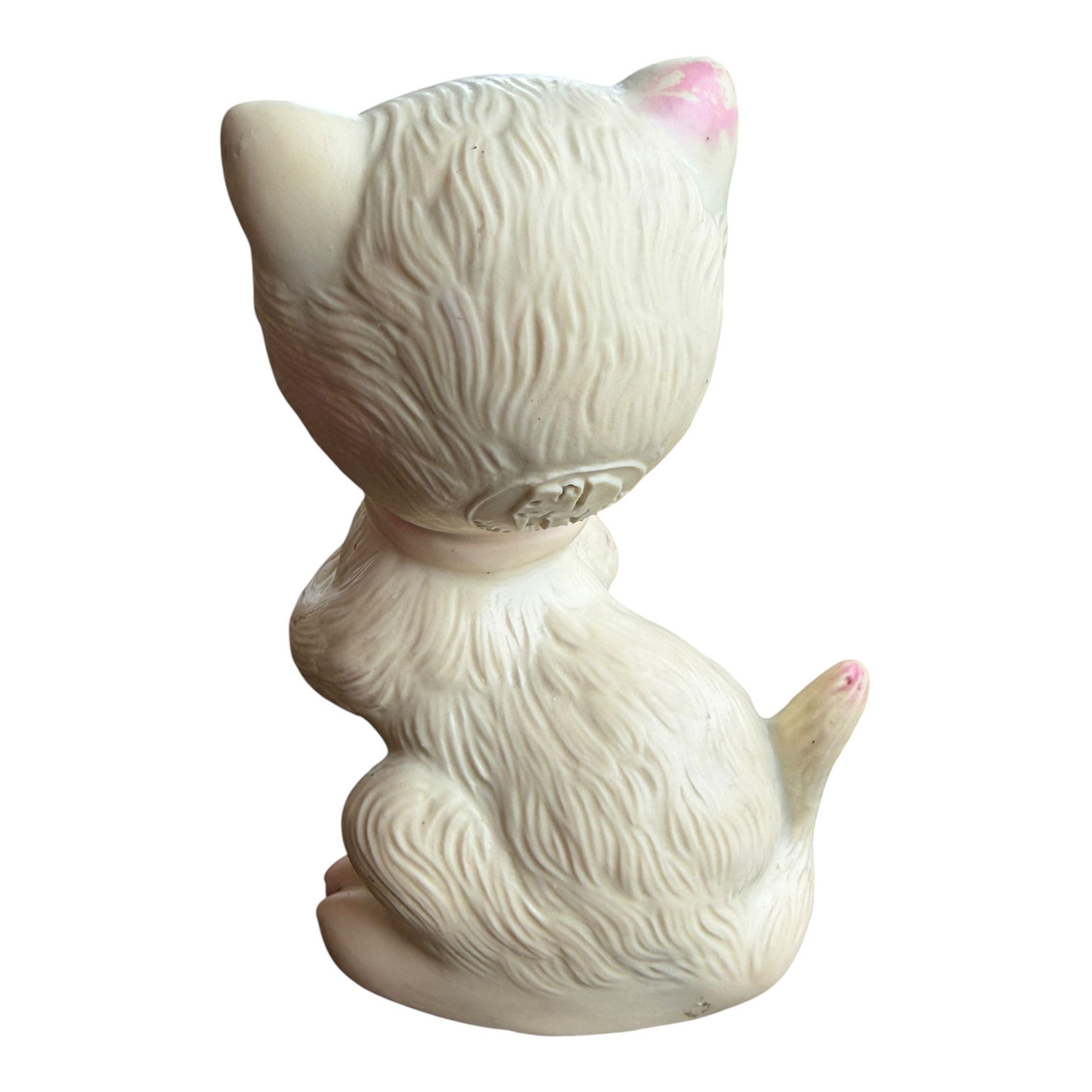 VTG 1960s Ledraplastic Italy Elephant Mark Kitten Cat Squeak Toy