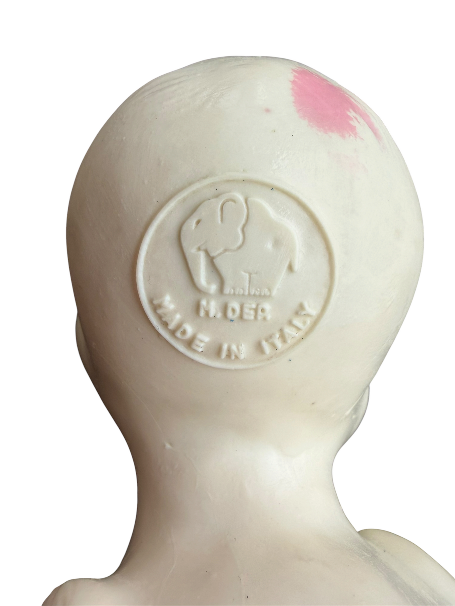 VTG 1960s Ledraplastic Italy Elephant Mark Duck Squeak Toy