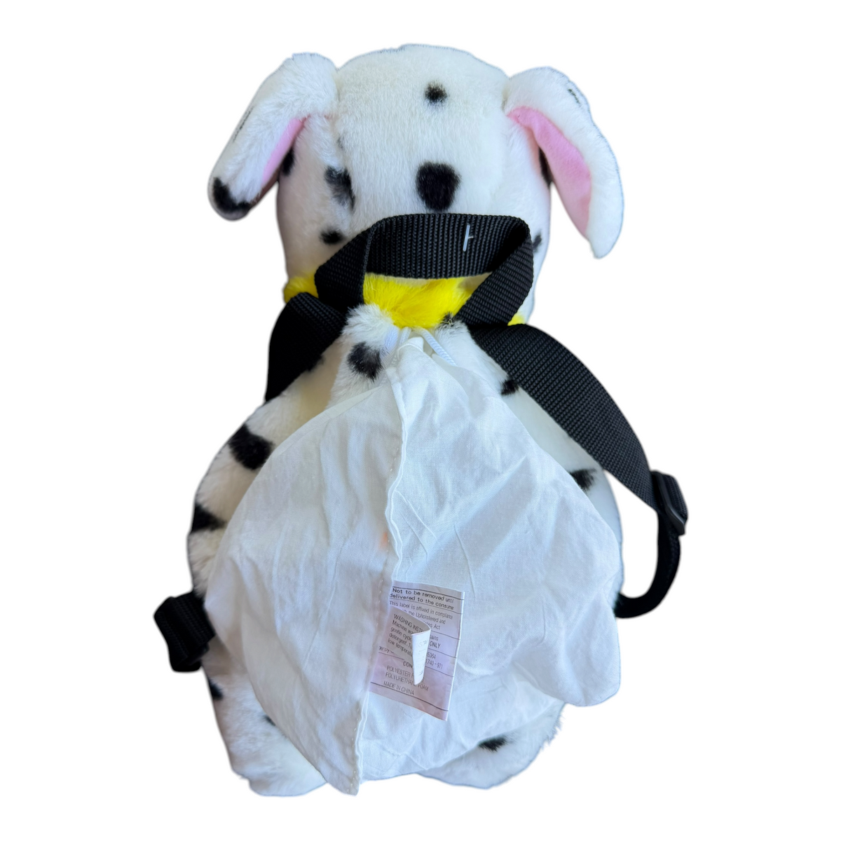 VTG ‘90s Disney 101 Dalmatians Puppy Plush Zipper Backpack