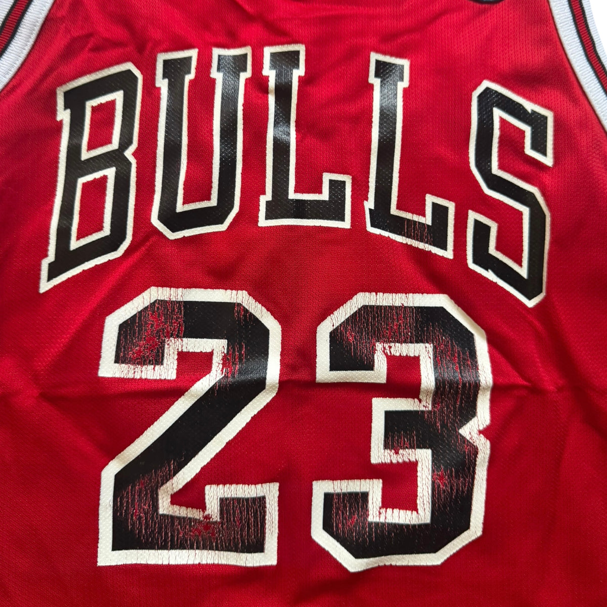 VTG Champion Chicago Bulls Michael Jordan #23 NBA Red Retro Jersey Size: 40