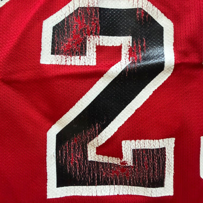 VTG Champion Chicago Bulls Michael Jordan #23 NBA Red Retro Jersey Size: 40