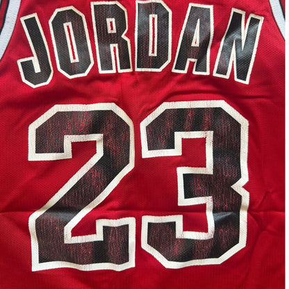 VTG Champion Chicago Bulls Michael Jordan #23 NBA Red Retro Jersey Size: 40
