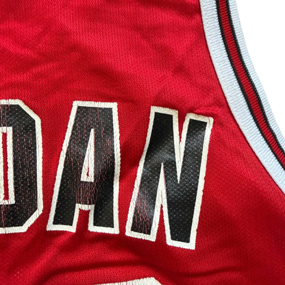 VTG Champion Chicago Bulls Michael Jordan #23 NBA Red Retro Jersey Size: 40