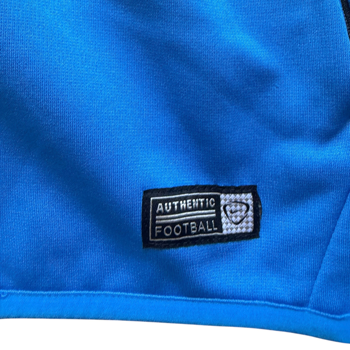 FC Barcelona Nike Therma-FIT Full Zip Blue Hoodie Jacket Size: M