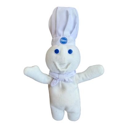 VTG Pillsbury Doughboy Poppin' Fresh Advertising Mascot Plush Doll 7”