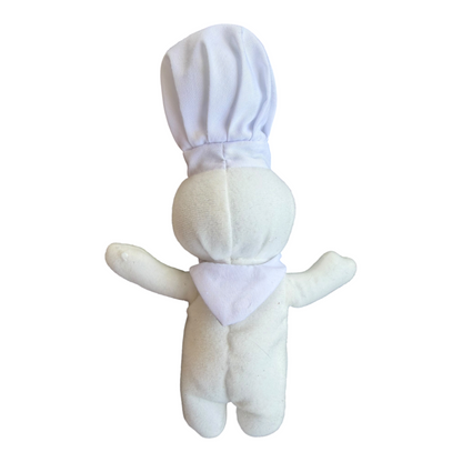 VTG Pillsbury Doughboy Poppin' Fresh Advertising Mascot Plush Doll 7”