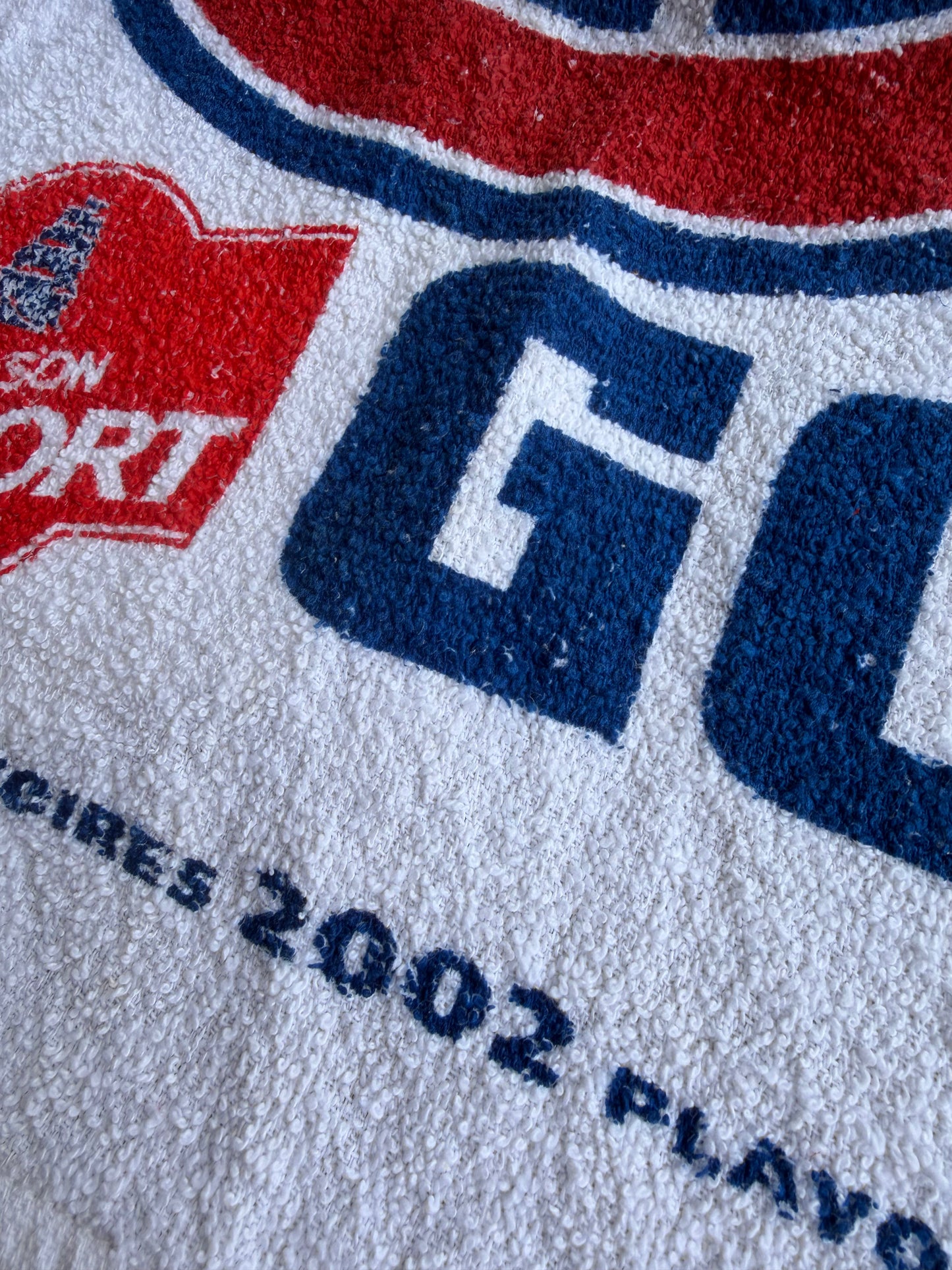 VTG Montreal Canadiens 2002 Playoffs Rally Towels Molson Export Lot of 2