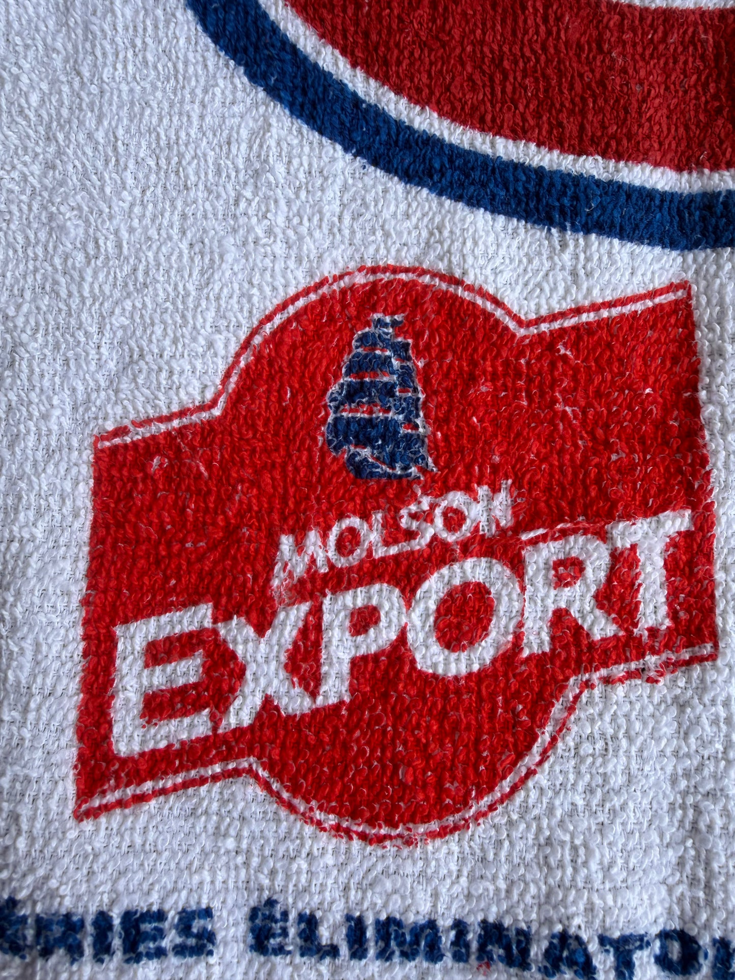 VTG Montreal Canadiens 2002 Playoffs Rally Towels Molson Export Lot of 2