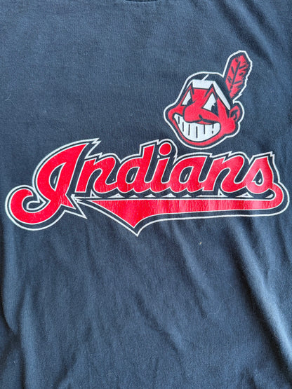 VTG Cleveland Indians MLB FOTL Graphic T-Shirt Size: M