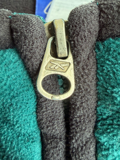 VTG Philadelphia Eagles Reebok Quarter-Zip Fleece Size: L
