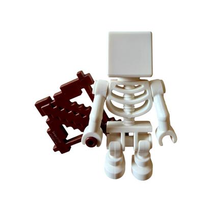 LEGO Minecraft Skeleton Minifigure with Bow Weapon Accessory MIN102