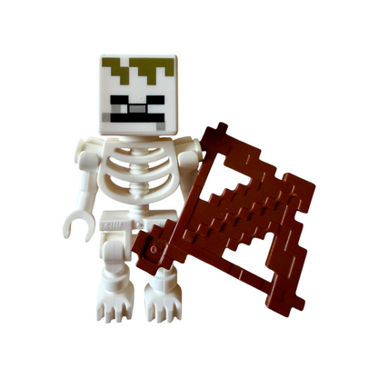 LEGO Minecraft Skeleton Minifigure with Bow Weapon Accessory MIN102