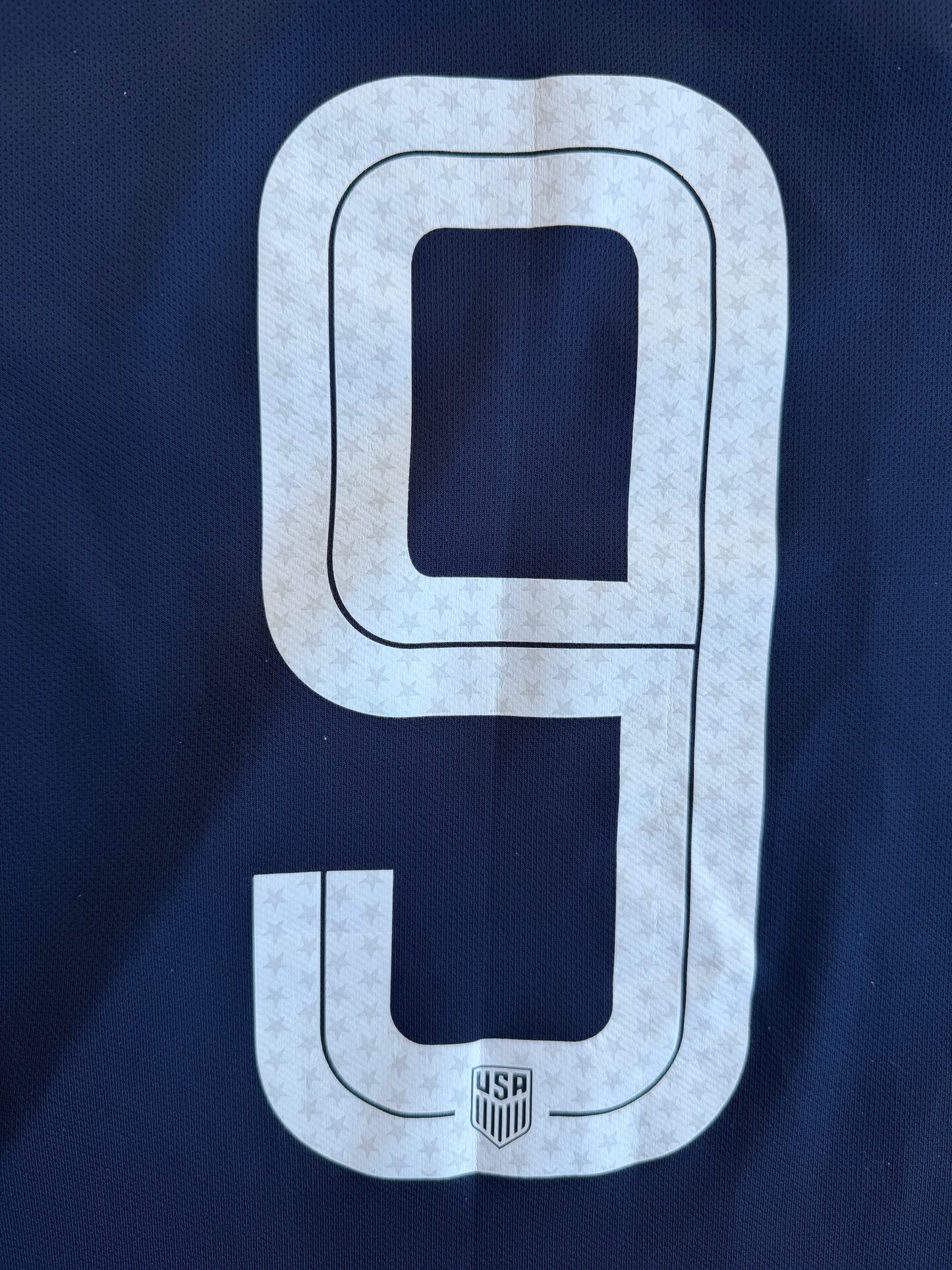 2018 USA USMNT Nike Away National Soccer Jersey #9 Size: M