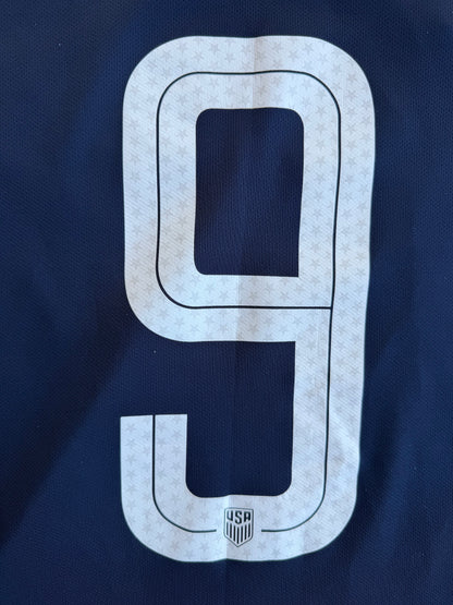 2018 USA USMNT Nike Away National Soccer Jersey #9 Size: M