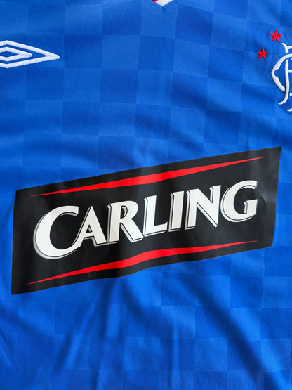 2009-10 Rangers F.C. Umbro Home Football Jersey Size: XL