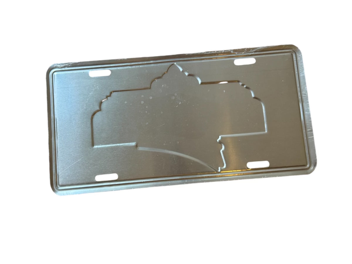 VTG 1980's Universal Studios Florida Souvenir Metal License Plate