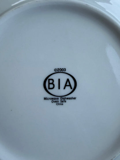 VTG BIA Cordon Bleu French Camembert Cheese Plates Decor Set of 4
