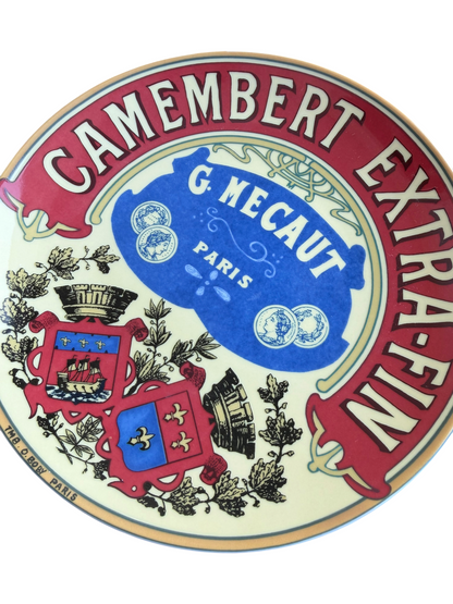 VTG BIA Cordon Bleu French Camembert Cheese Plates Decor Set of 4