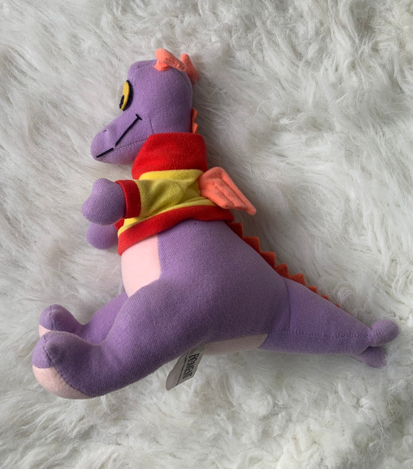 VTG 1982 Figment Walt Disney Plush Purple Dragon