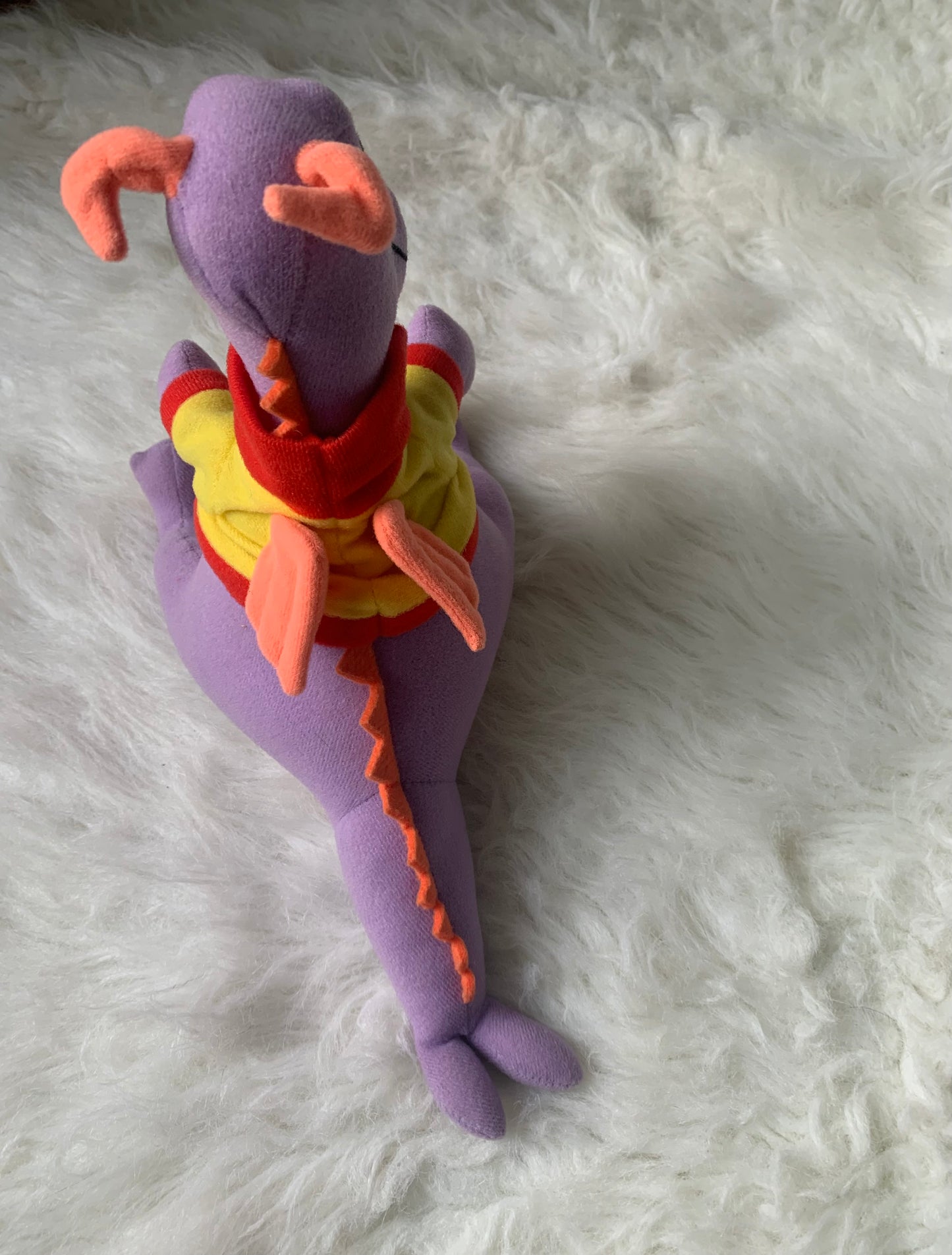 VTG 1982 Figment Walt Disney Plush Purple Dragon