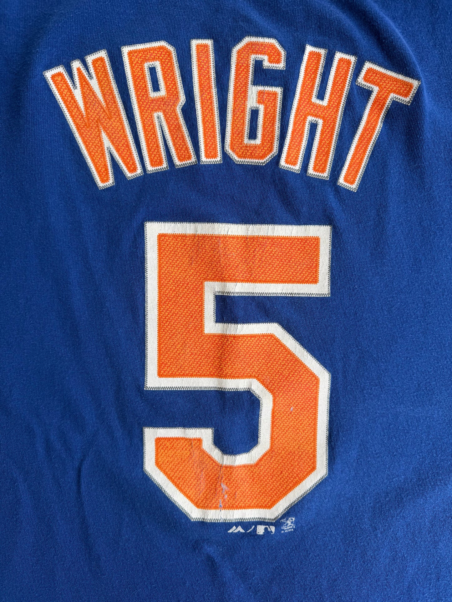 VTG Majestic MLB T-Shirt Bundle Wright Mets Freeman Braves Ortiz Red Sox Size: L