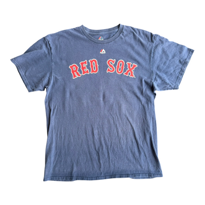 VTG Majestic MLB T-Shirt Bundle Wright Mets Freeman Braves Ortiz Red Sox Size: L