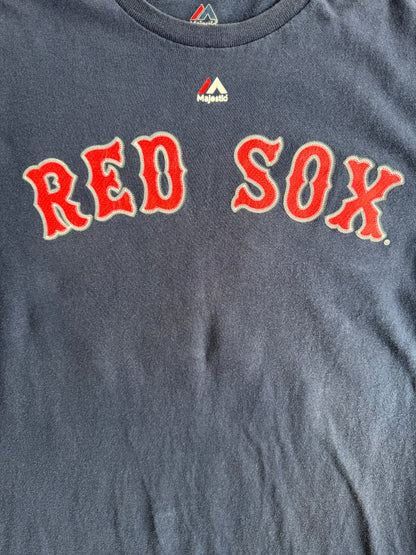 VTG Majestic MLB T-Shirt Bundle Wright Mets Freeman Braves Ortiz Red Sox Size: L