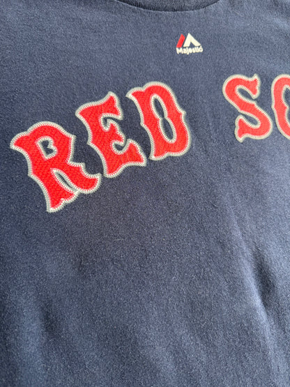 VTG Majestic MLB T-Shirt Bundle Wright Mets Freeman Braves Ortiz Red Sox Size: L