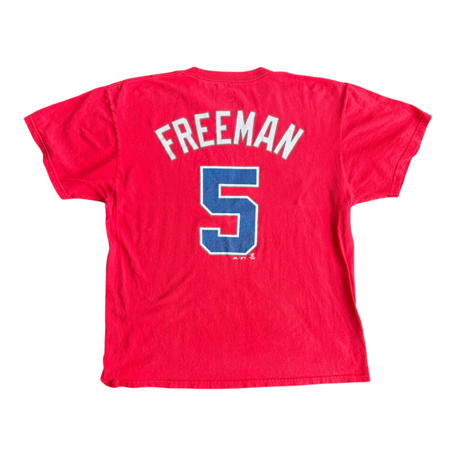 VTG Majestic MLB T-Shirt Bundle Wright Mets Freeman Braves Ortiz Red Sox Size: L
