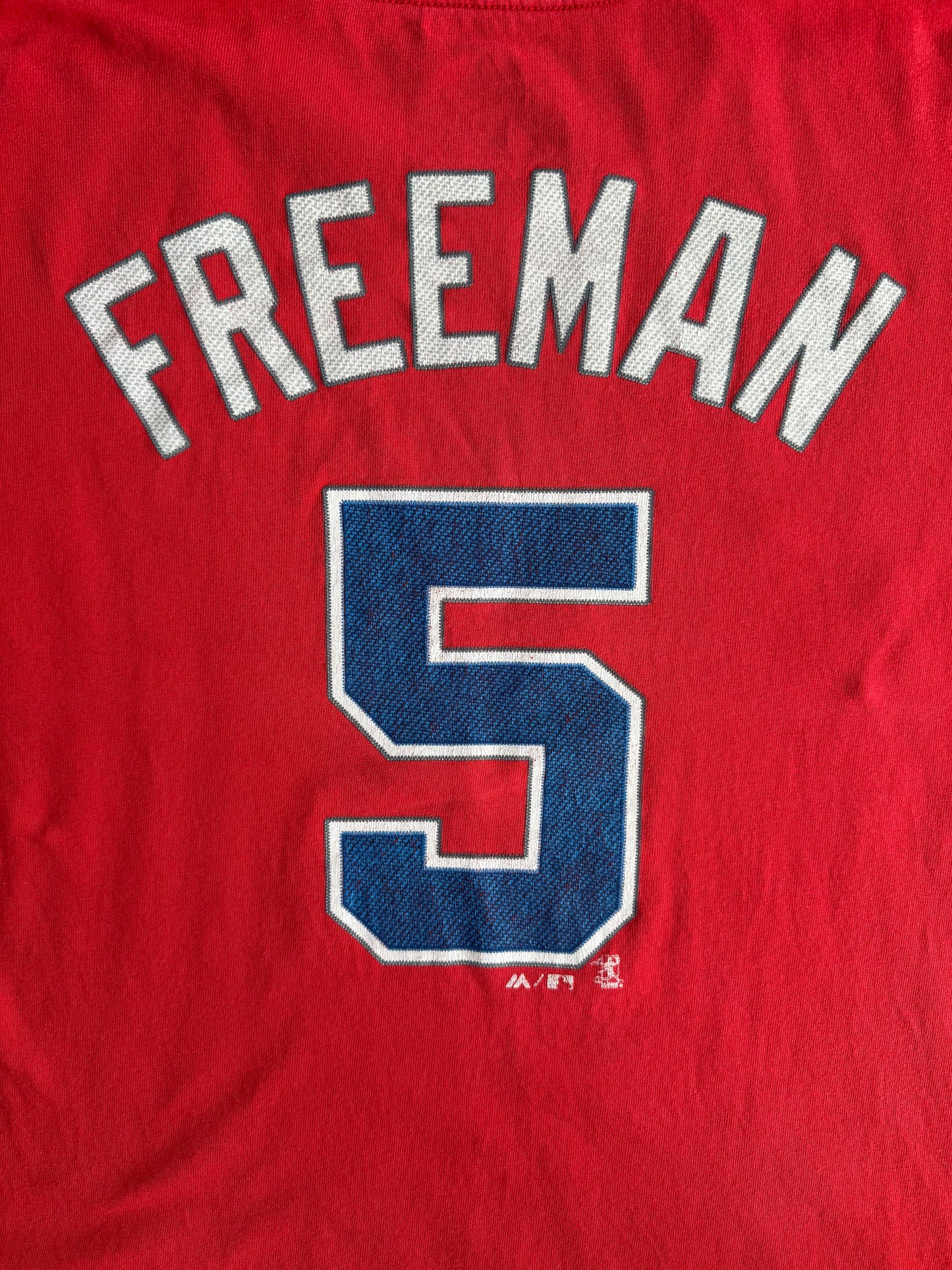 VTG Majestic MLB T-Shirt Bundle Wright Mets Freeman Braves Ortiz Red Sox Size: L