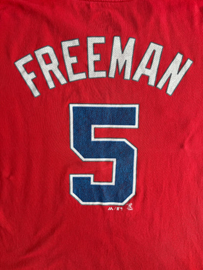 VTG Majestic MLB T-Shirt Bundle Wright Mets Freeman Braves Ortiz Red Sox Size: L
