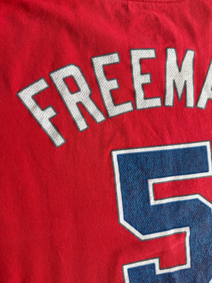 VTG Majestic MLB T-Shirt Bundle Wright Mets Freeman Braves Ortiz Red Sox Size: L