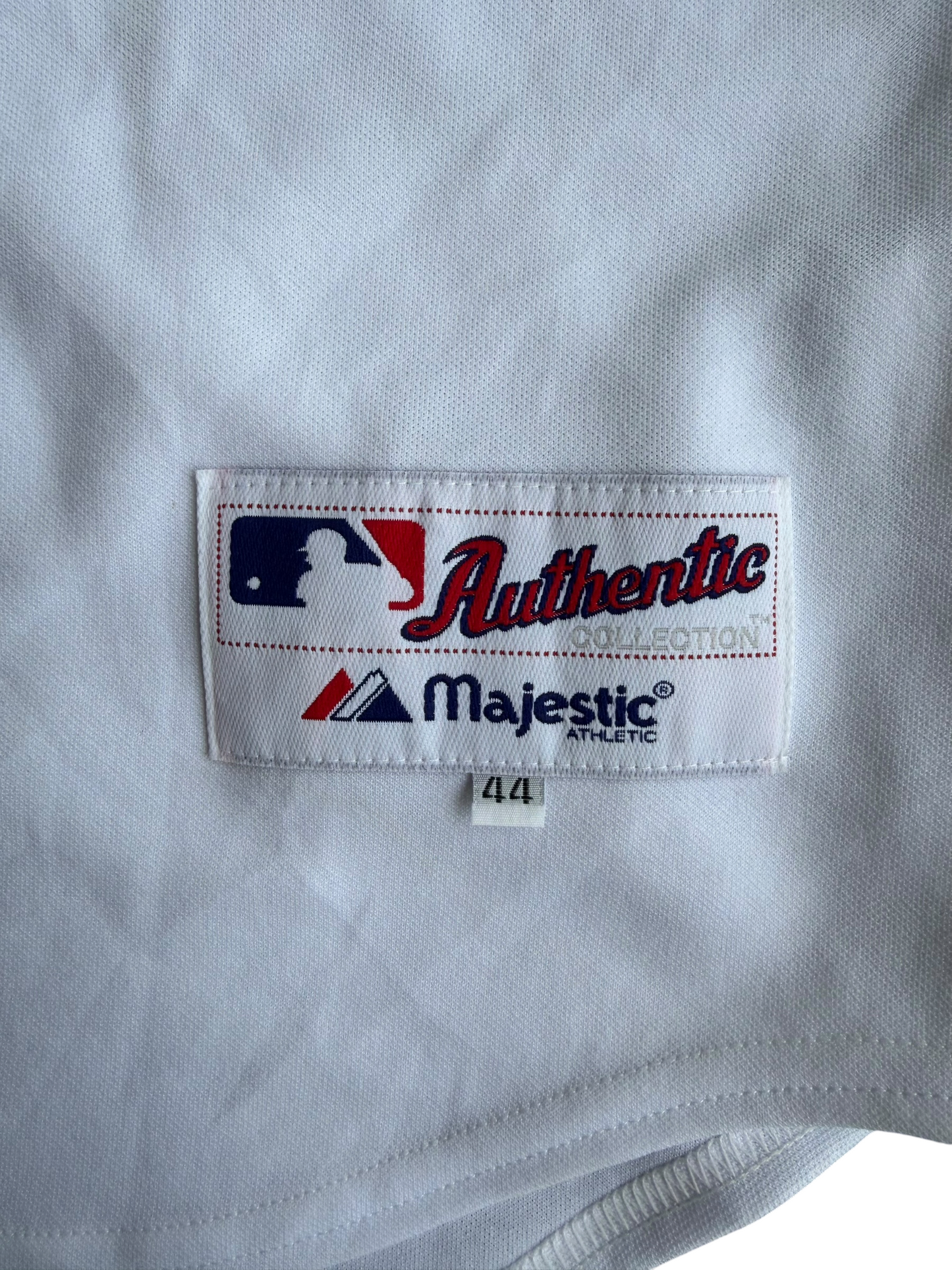 Cleveland Indians MLB White Majestic Authentic Collection Jersey Size: 44 (L)