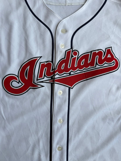 Cleveland Indians MLB White Majestic Authentic Collection Jersey Size: 44 (L)