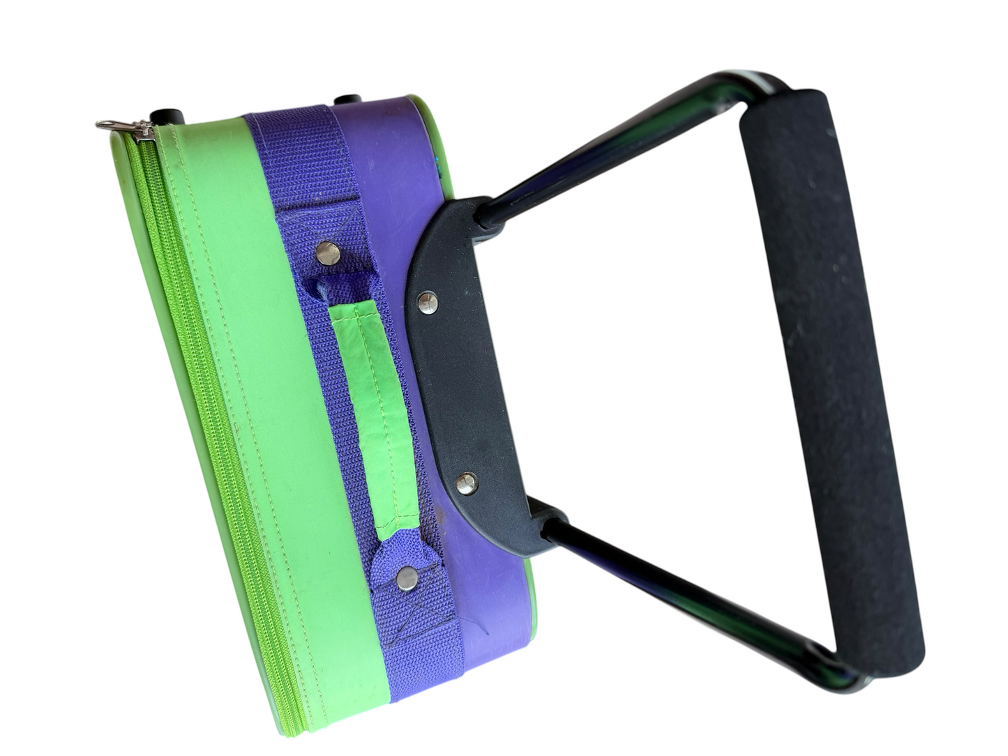 VTG 1998 Teletubbies Rolling Suitcase Carry-On Travel Luggage Bag