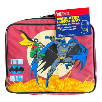 VTG 1998 DC Comics "Virtual Batman" Lunch Bag Batman & Robin (Bag Only)