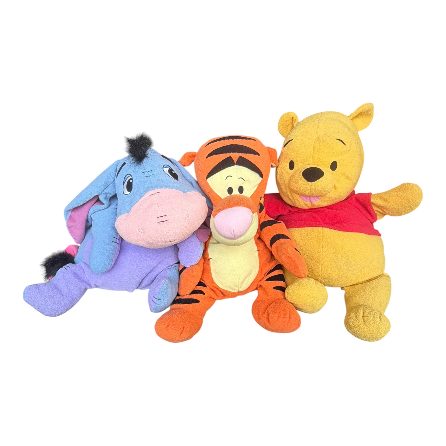 VTG Jumbo Fisher-Price Disney Winnie the Pooh Tigger & Eeyore Plush Bundle