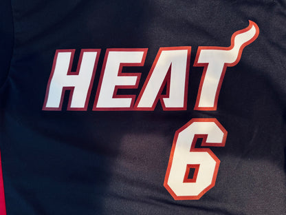 Miami Heat Lebron James #6 2010-11 Adidas Home Swingman Jersey Size: S