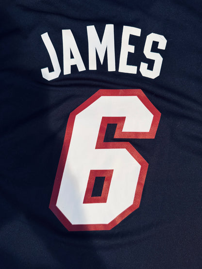 Miami Heat Lebron James #6 2010-11 Adidas Home Swingman Jersey Size: S