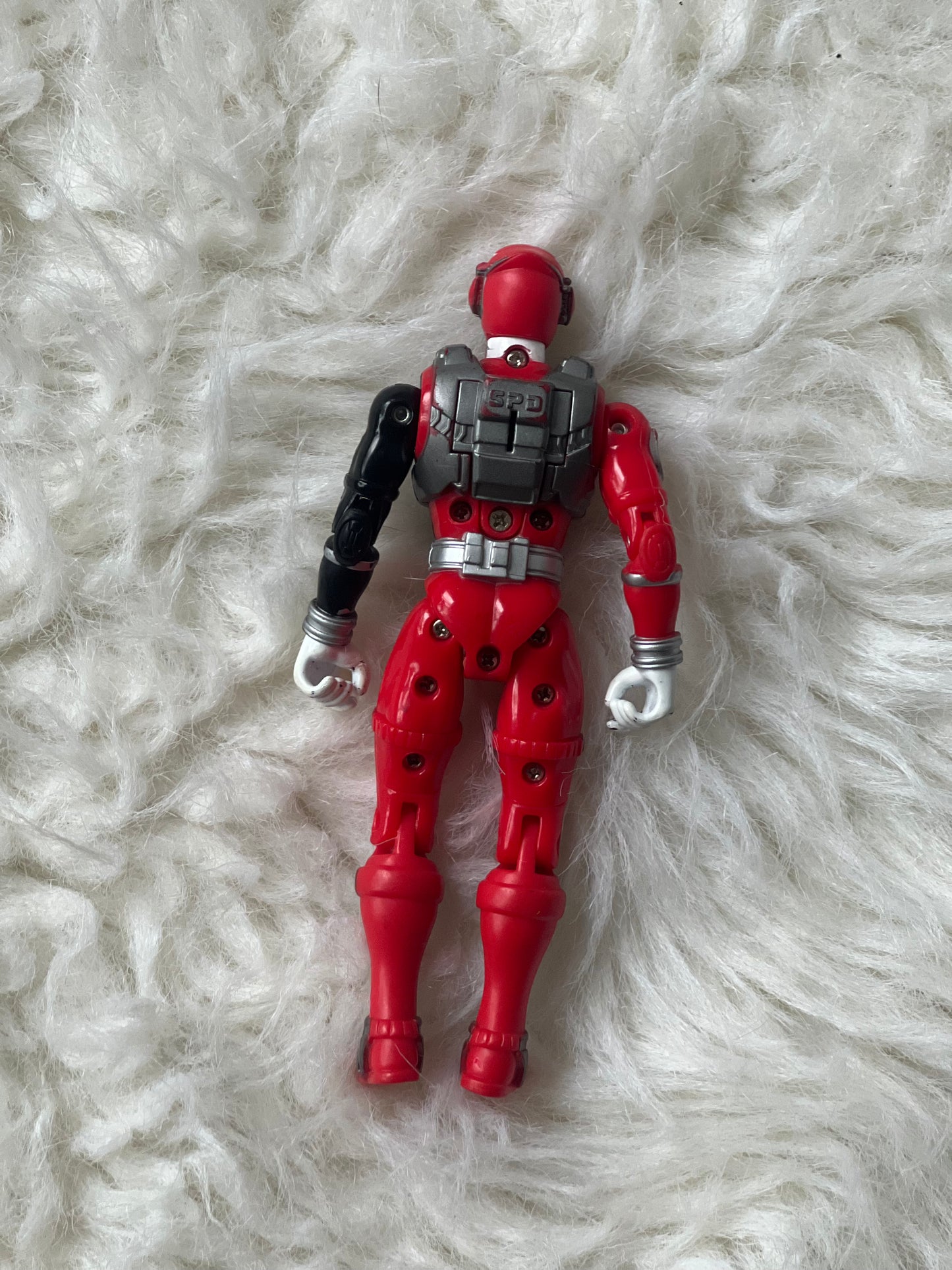 2005 Interactive Talking Red Power Rangers SPD 5.5" Figure