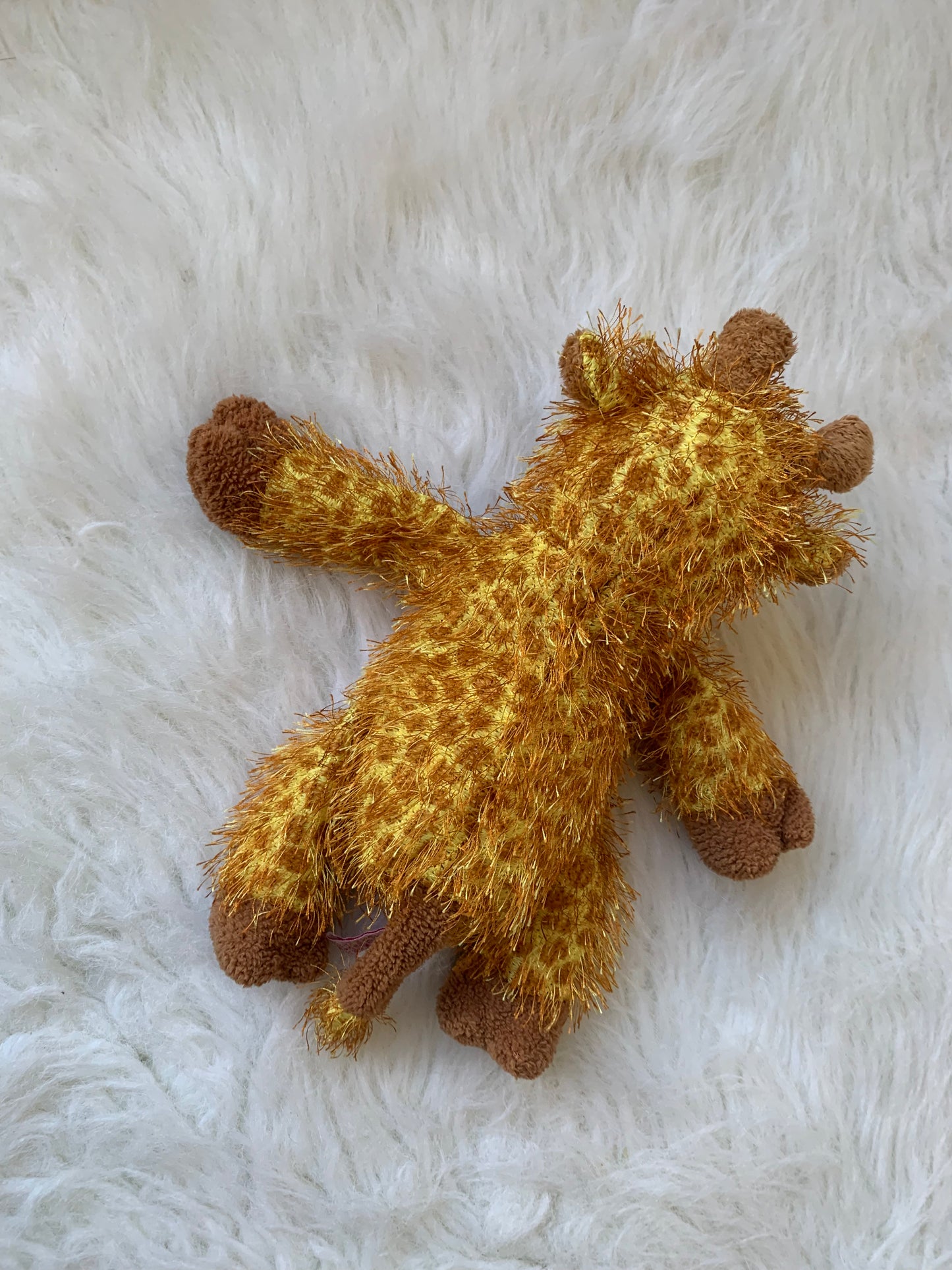 TY Punkies Treetop The Giraffe Bean Bag Stuffed Animal Toy 2003