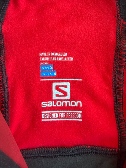 Salomon Men’s Red & Black Performance Athletic Softshell Jacket Size: S