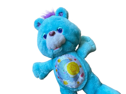 VTG ‘90s Blue Environmental Care Bears Plush Bedtime Bear