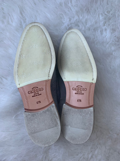 Handmade Giorgio 1958 Blue Lace-up Men's Dress Shoes EU 41.5