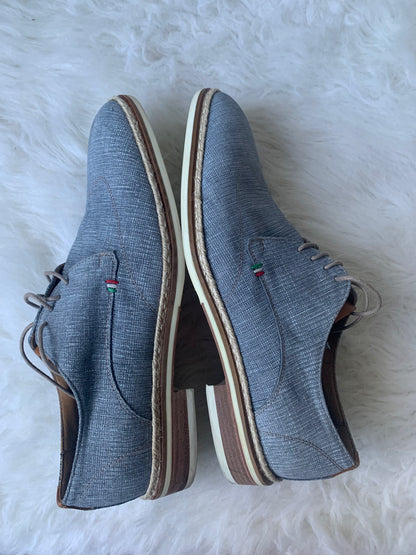 Handmade Giorgio 1958 Blue Lace-up Men's Dress Shoes EU 41.5